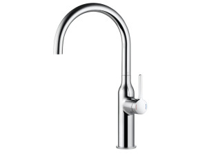 Смеситель для кухни с поворотным изливом