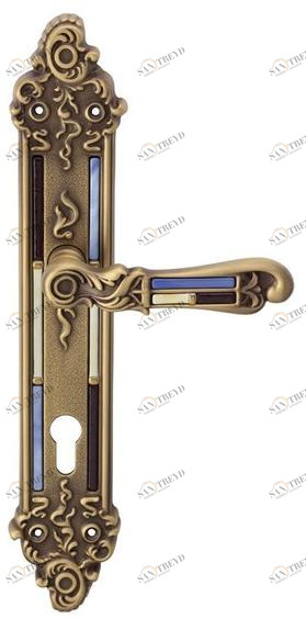 LINEA CALI' Ручка из хромированной латуни на пластине Tiffany vetro sun-id-1487961