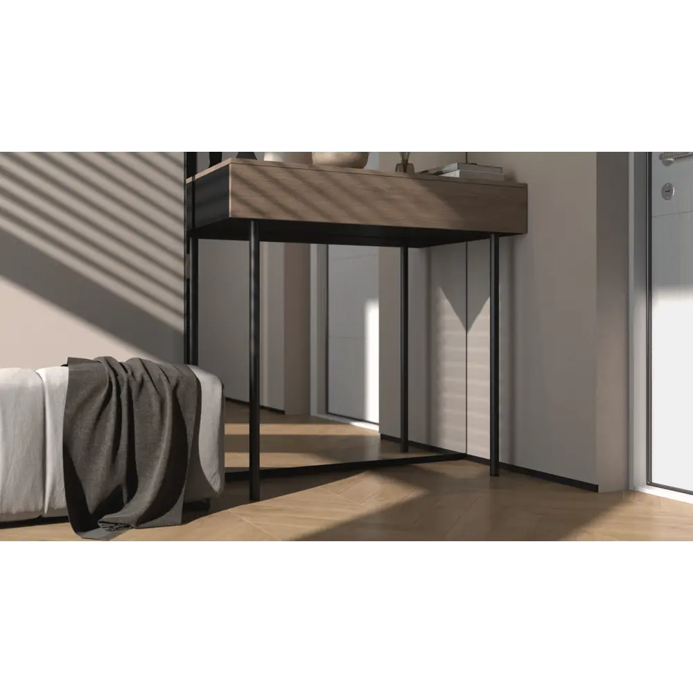 Ножка для мебели круглая ⌀30 мм высота 800 мм черная EDSON STLM-2085169 - Вид №1