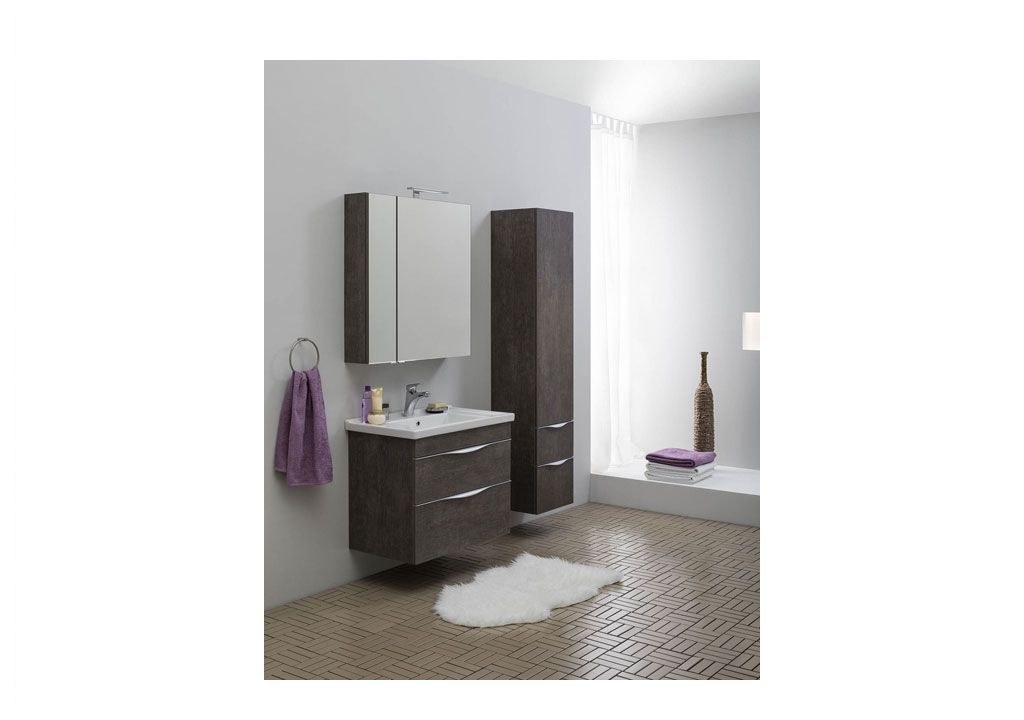 Тумба с раковиной Aquanet Эвора 70 дуб антик 0018300100182323 - Вид №3