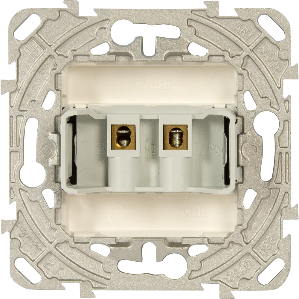 Аудио розетка встраиваемая Systeme Electric Unica, цвет бежевый STLM-2150609 - Вид №5