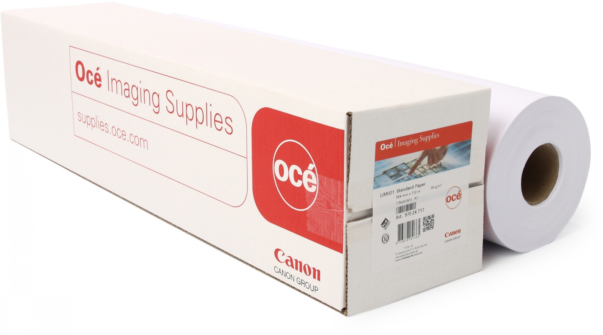 7675B039 Ijm021 oce standard paper, 90 g/m2, 0,594x110m Canon 