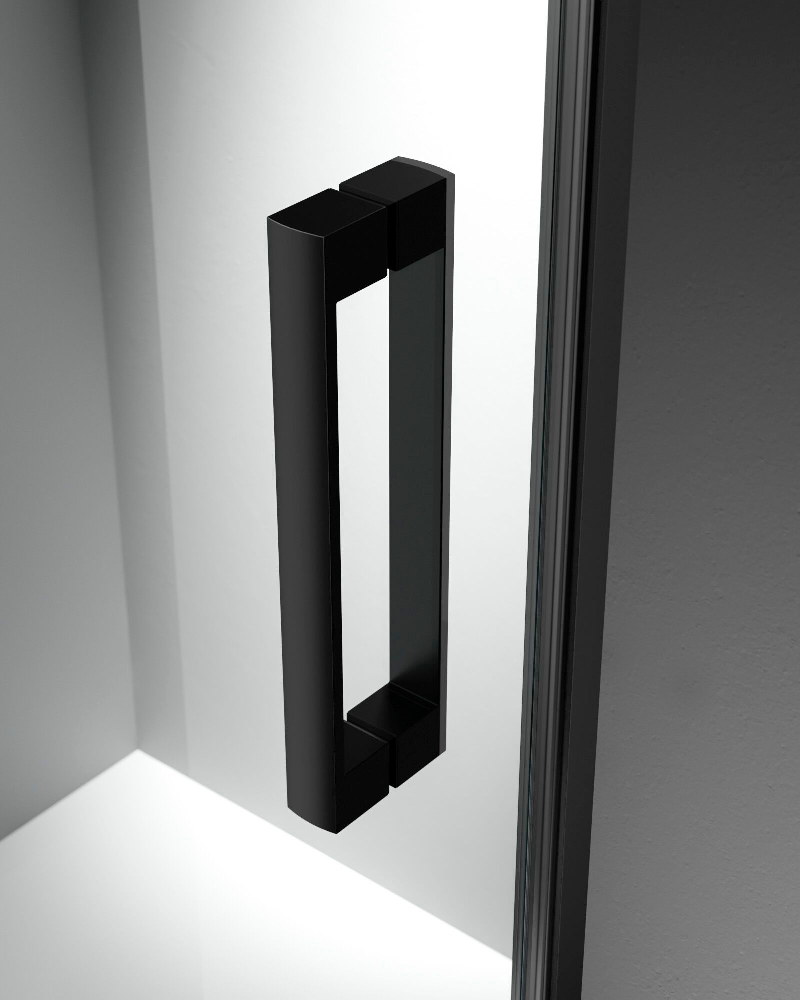 Алюминиевая и стеклянная нишевая душевая кабина TAMANACO SWING ARCH-00046192 - Вид №5