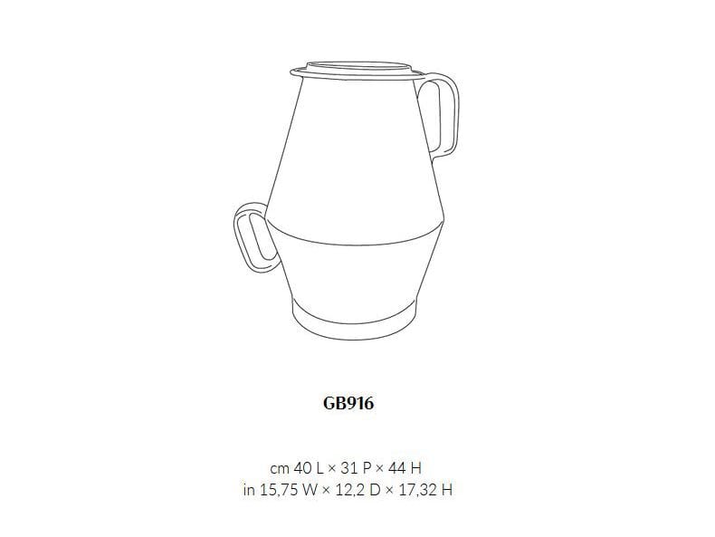 Керамическая ваза Lando молочно-белый ARCH-00120266 - Вид №3