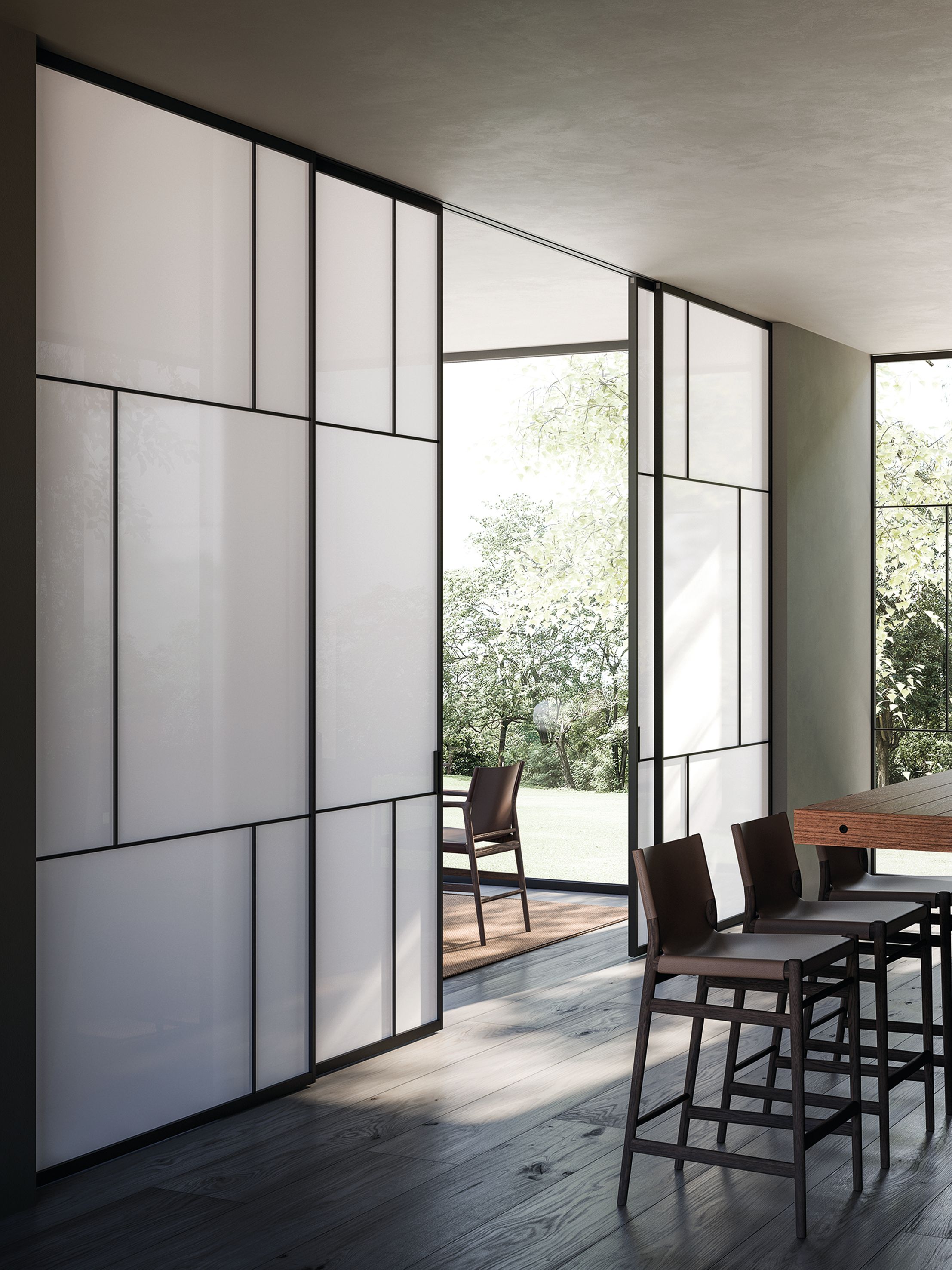 Передвижная стена / дверь из алюминия и стекла ADL Deco ARCH-00032713 - Вид №2