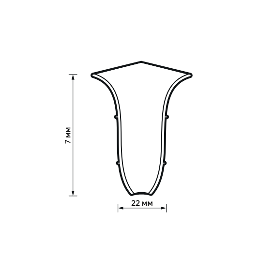 83411590 Угол для плинтуса внутренний Дуб Монако 70 мм 2 шт. STLM-0041155 ARTENS  - Вид №4