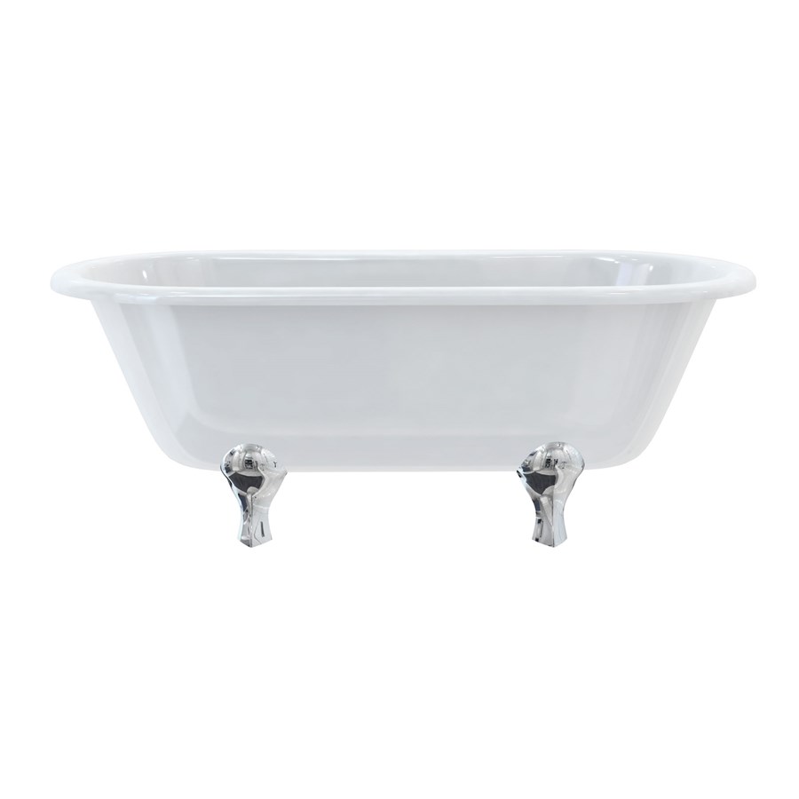 Burlington Двухсторонняя ванна Windsor 170 см с роскошными ножками с ножками Luxury Arc в черном цвете E3 L2B  - Вид №7