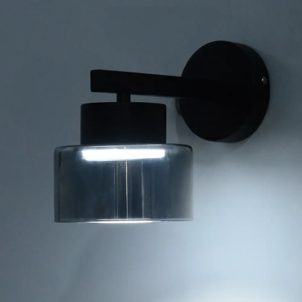 Светильник бра настенный Schaffner Nemico цвет черный STLM-2110875 - Вид №1