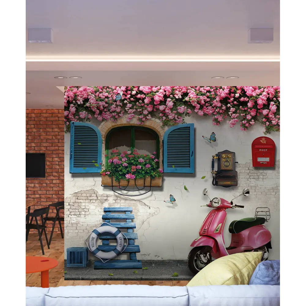 Фотообои 3D Flizart «У дома» флизелиновые 300x280 см L12-731 FBRUSH STLM-2120078 - Вид №2