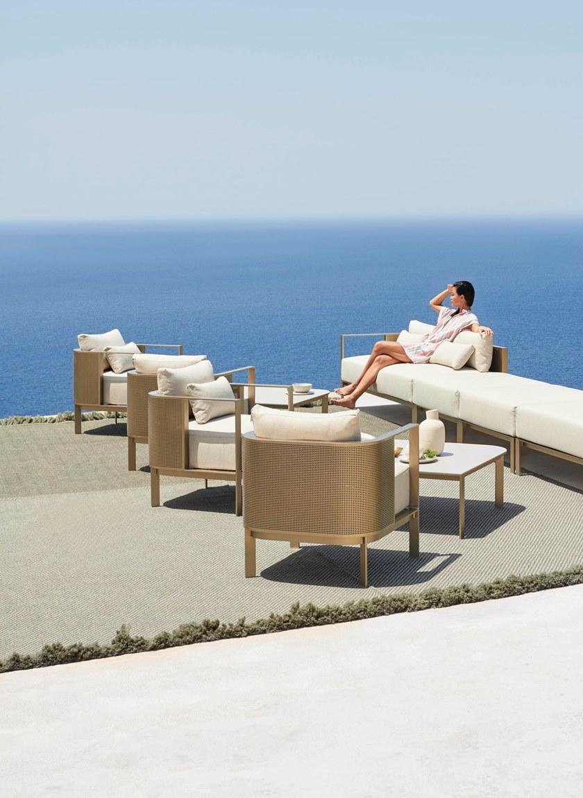 GANDIABLASCO Квадратный журнальный столик из dekton® Solanas sun-id-1434335 - Вид №2