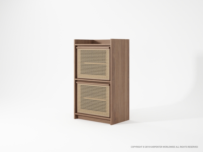 593_1249 Буфет вертикальный с 2 ​​дверцами Karpenter ROOTS - Вид №1