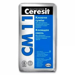 Клей для плитки для внутр. и наруж. работ 25 кг СМ 11 CERESIT 14264/ 12684/25857