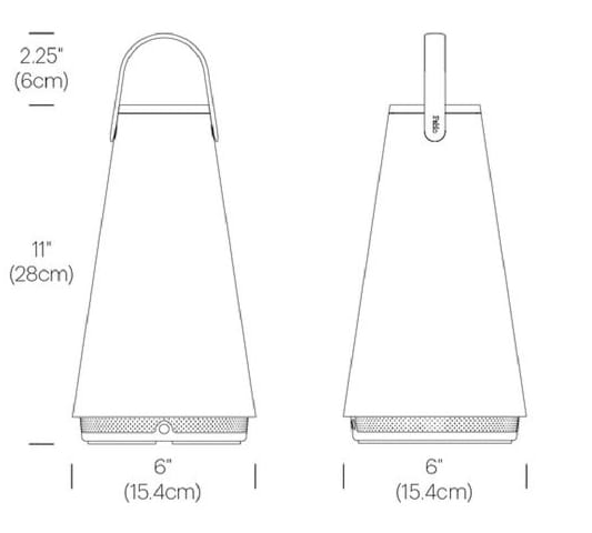 Настольная лампа с батарейным питанием Pablo Designs UMA ARCH-00077225 - Вид №4