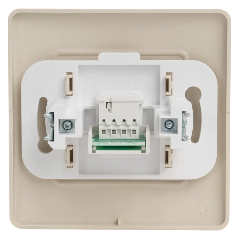 Телефонная розетка встраиваемая Systeme Electric Blanca RJ11 цвет бежевый STLM-2049717 - Вид №2