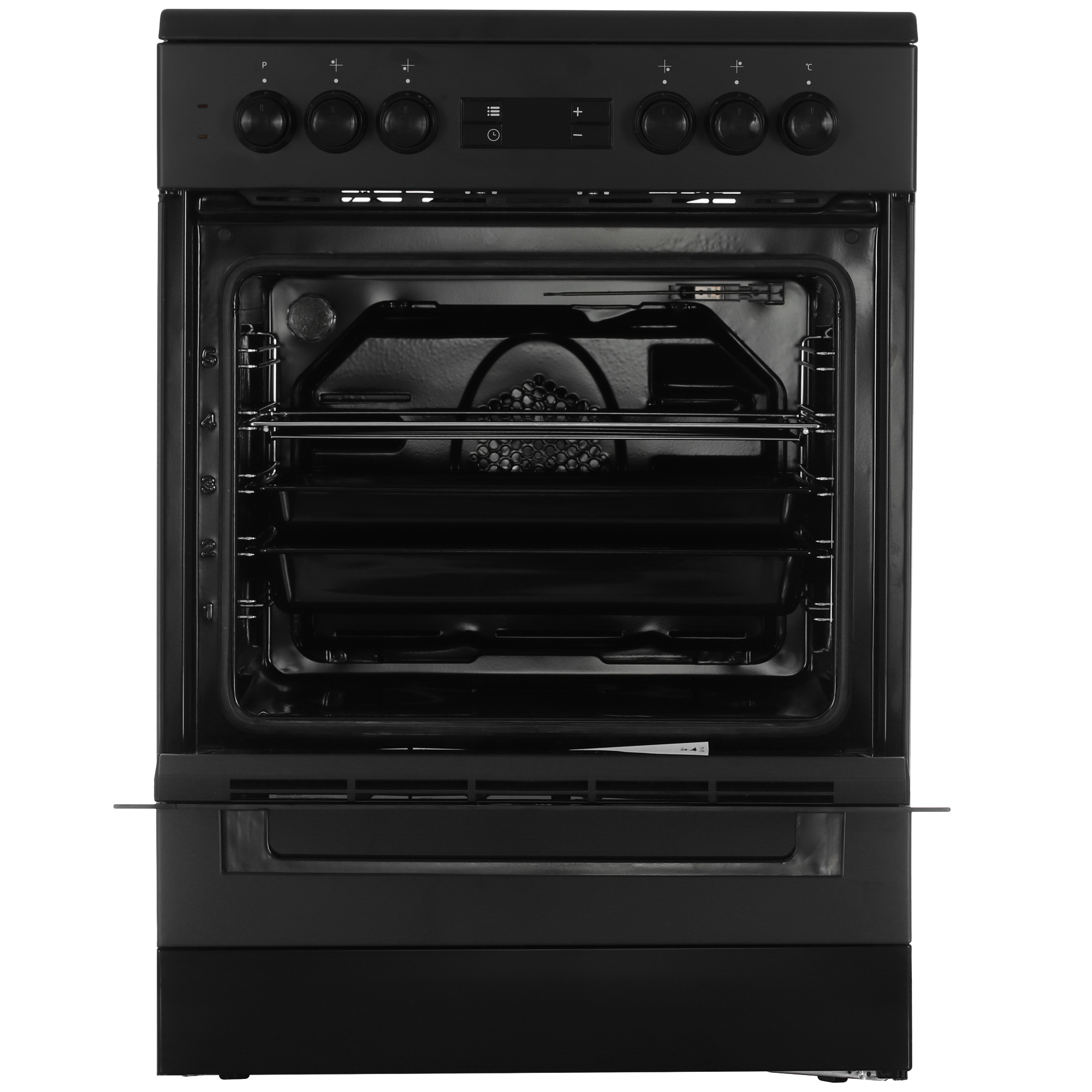 1111023 Электрическая плита Beko FSM67320GAS черный STDN-0131077 - Вид №7