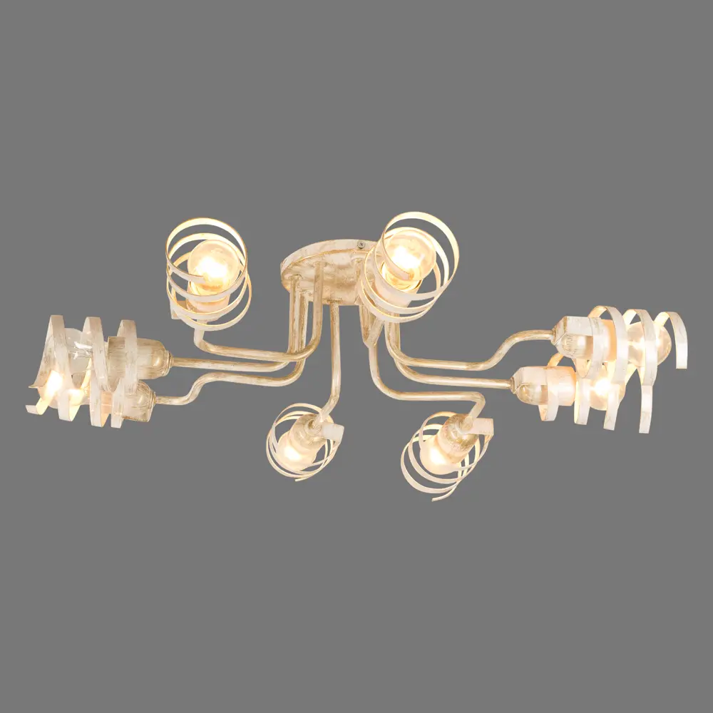 Люстра Фаэтон 8хЕ27х60 Вт цвет золото СВЕТУС STLM-2002679 - Вид №2