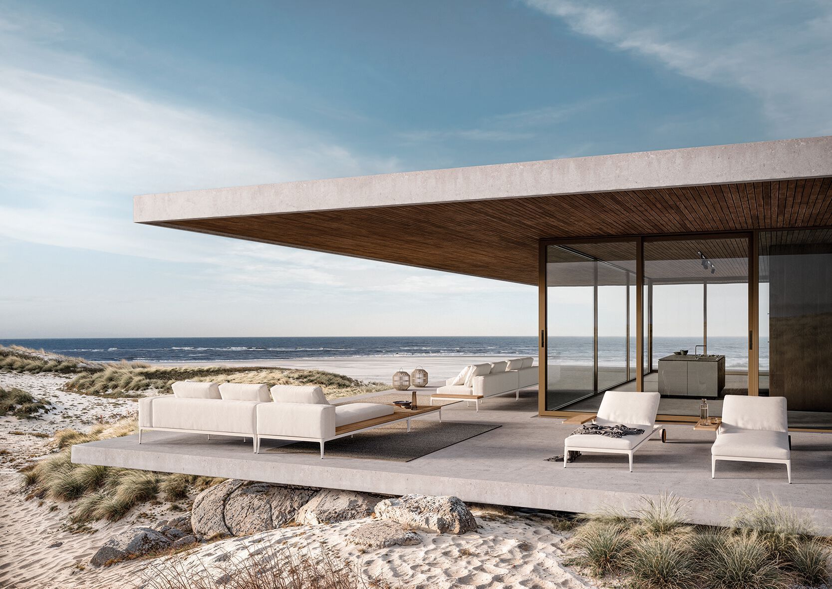 Ткань квадратный сад пуфик Gloster сетка ARCH-00068426 - Вид №19