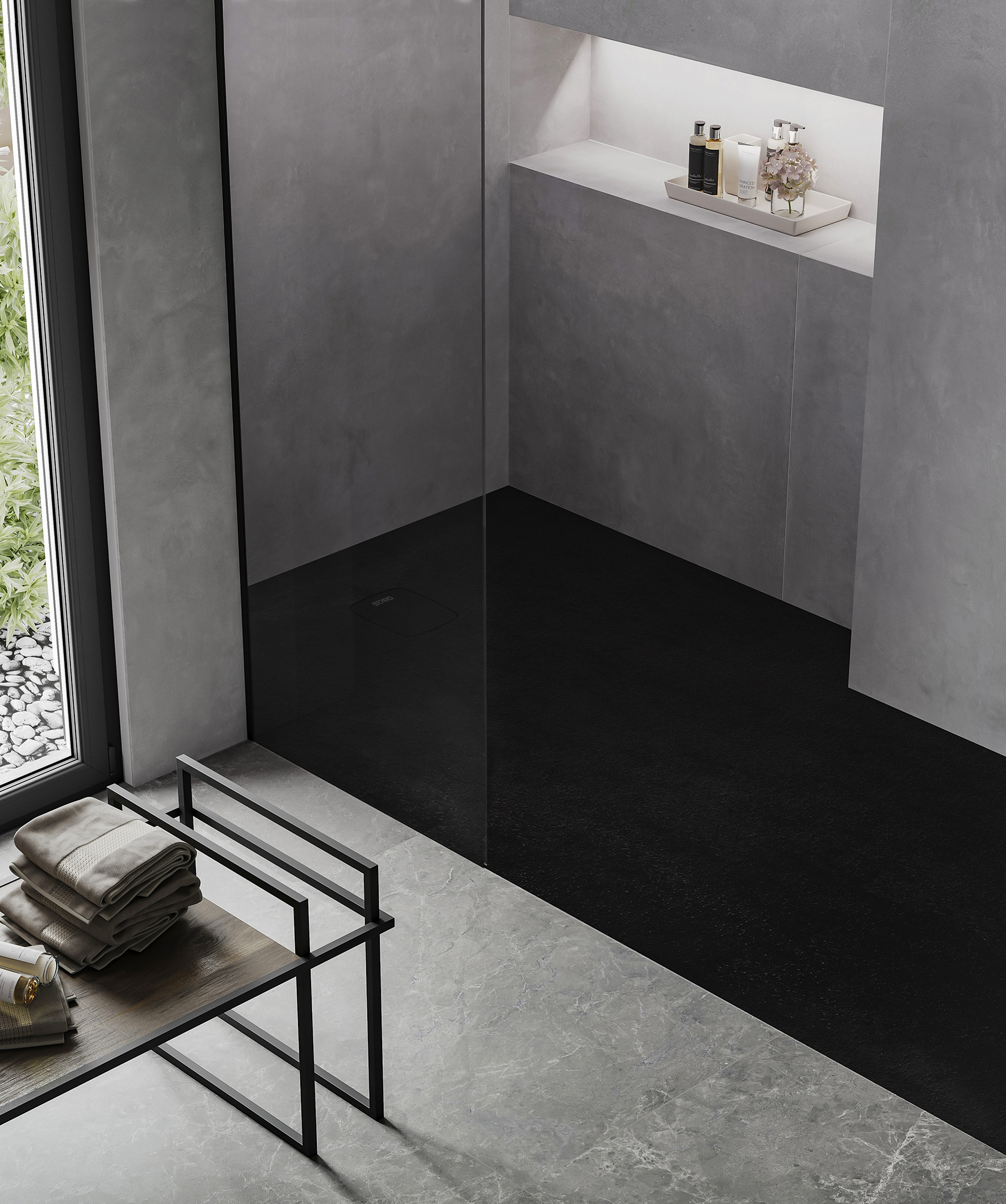 Бесконечность серого: керамический слэб STAROSLABS MATT STP-ST332 INCOLOR - Вид №2