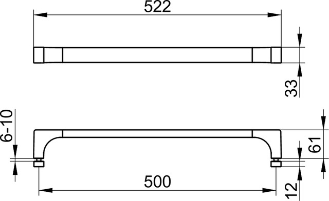 11108010501 Pучка двери душевого ограждения KEUCO Edition 11 - Вид №2