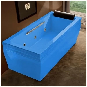 Ванна с гидромассажем голубая Gruppo Treesse Blanque 1880 DXSTDV1687G