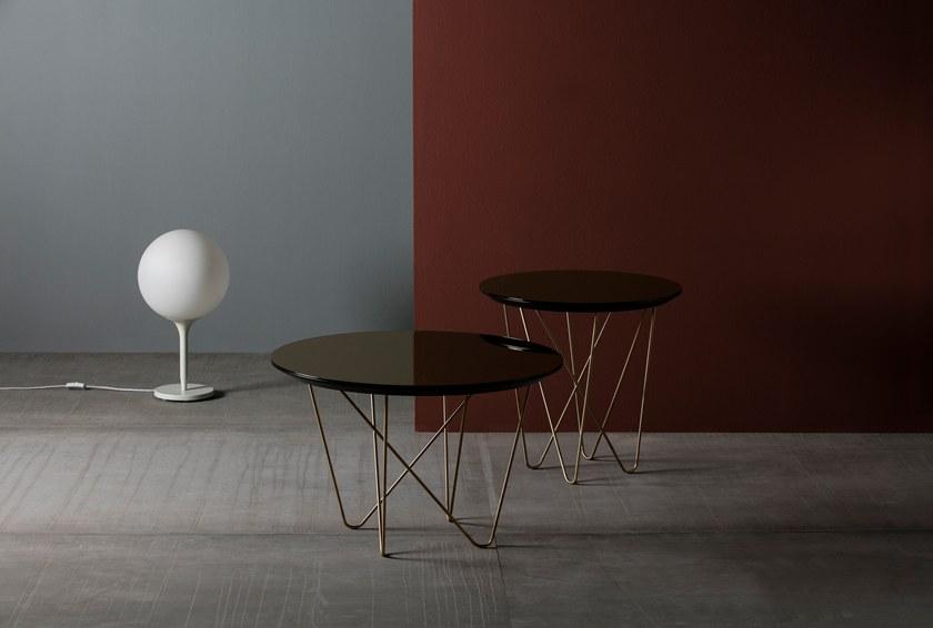 Kendo Mobiliario Высокий круглый лакированный журнальный столик sun-id-1514442 - Вид №2