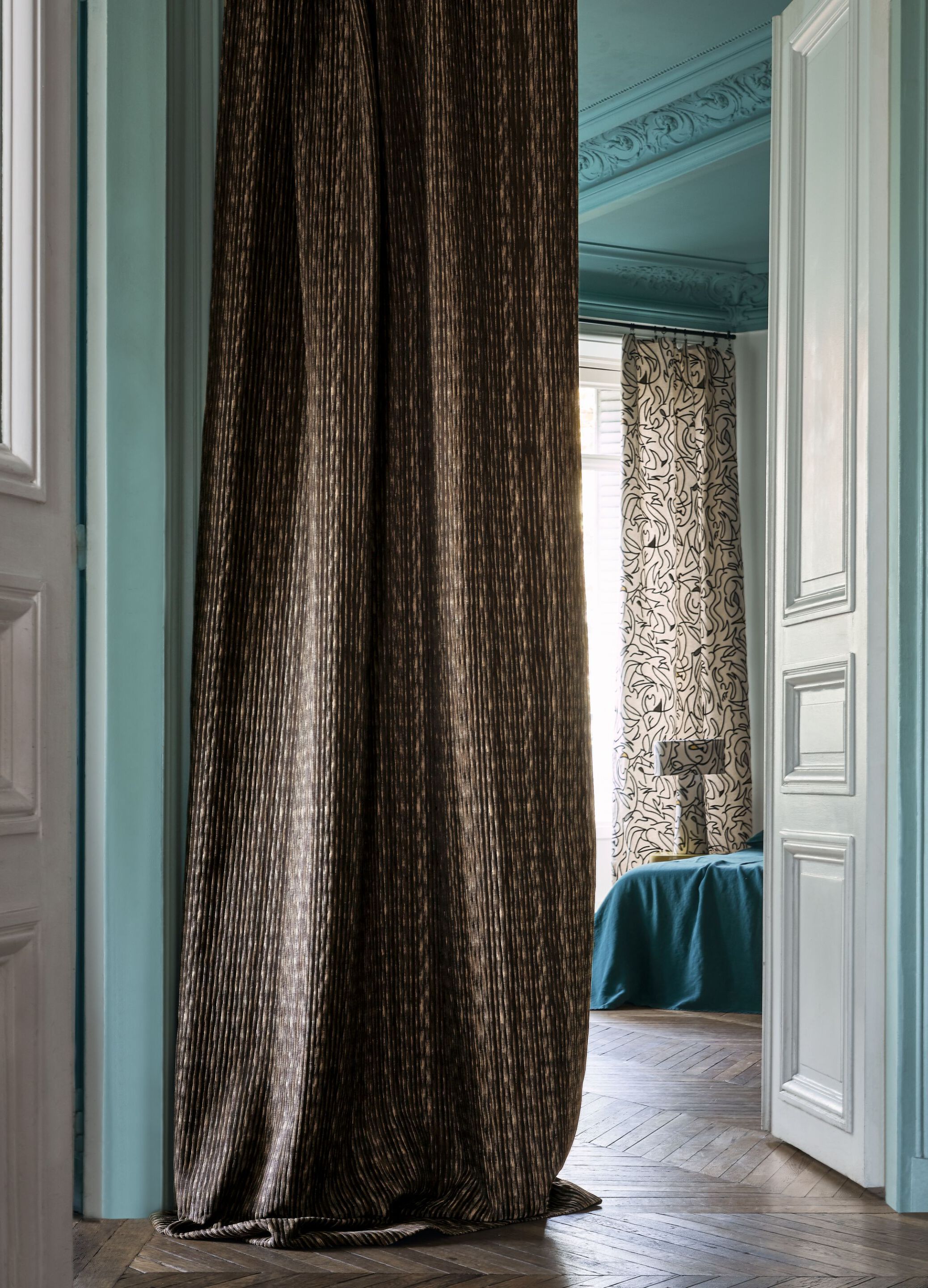 Вискоза сплошной цвет ткани для штор Casamance Arty ARCH-00127001 - Вид №2