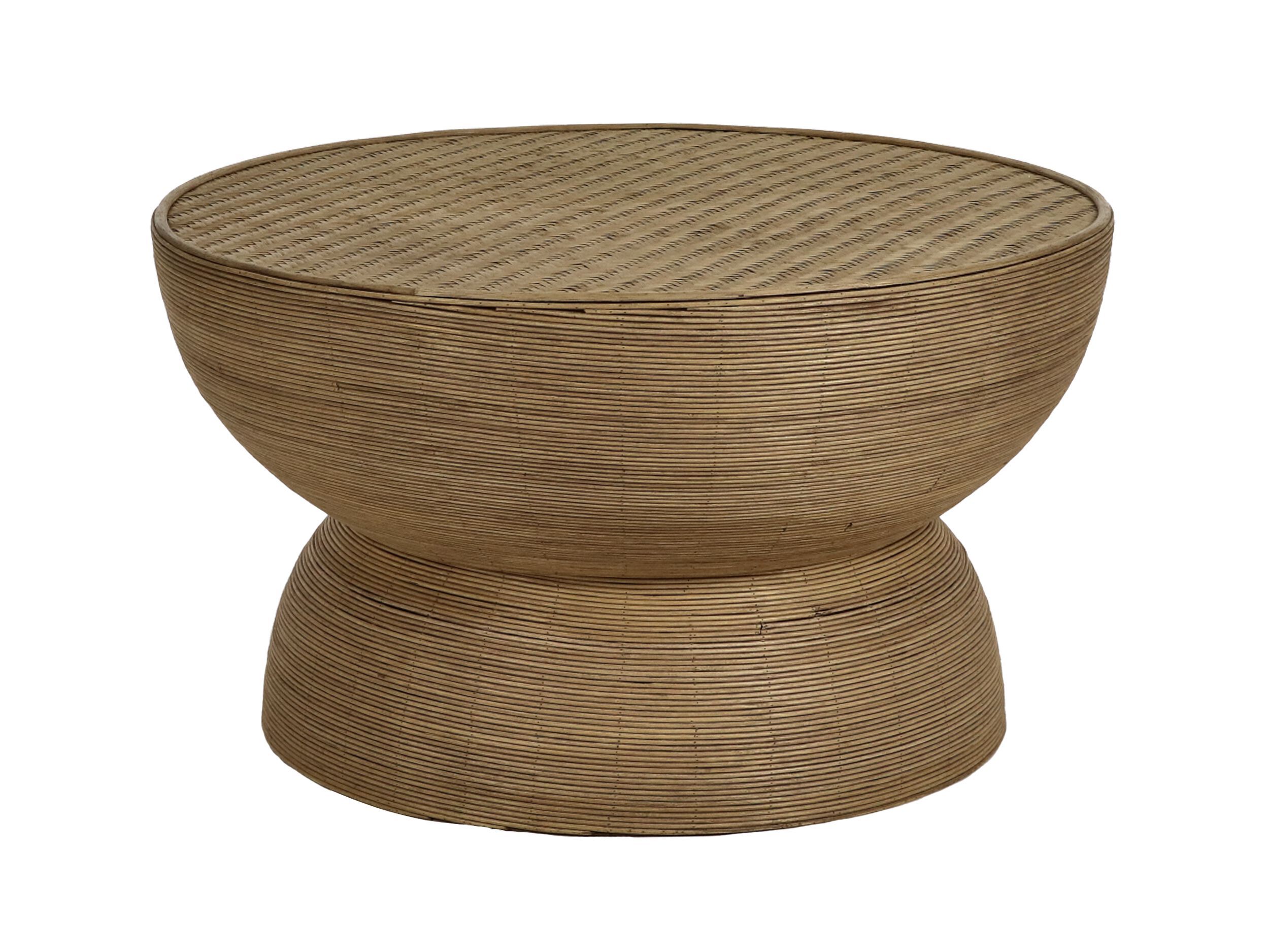 Круглый бамбуковый журнальный столик POMAX Tambou ARCH-00109456