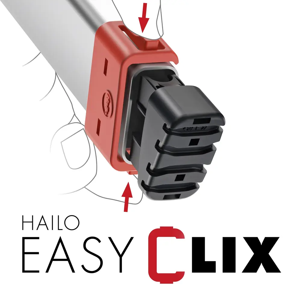 Стремянка алюминиевая с крючком Hailo 5 ступеней 10757728 STLM-2177683 Santreyd  - Вид №7