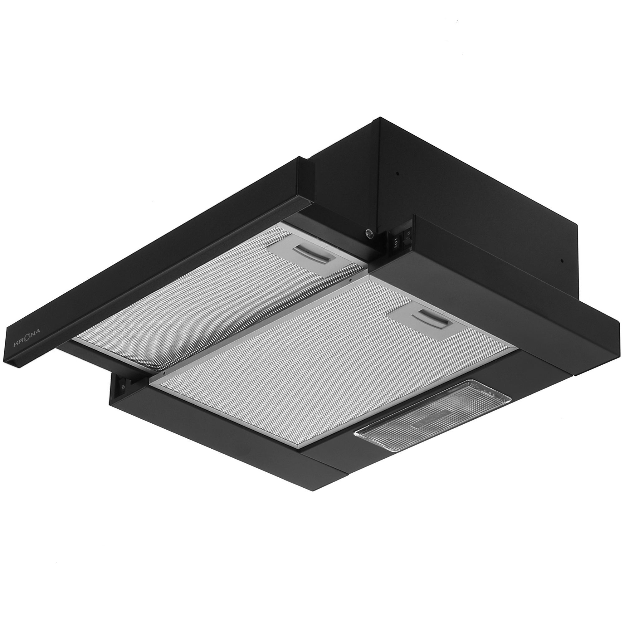 5313911 Вытяжка телескопическая KRONA KAMILLA 450 черный/черный STDN-0029834 - Вид №2