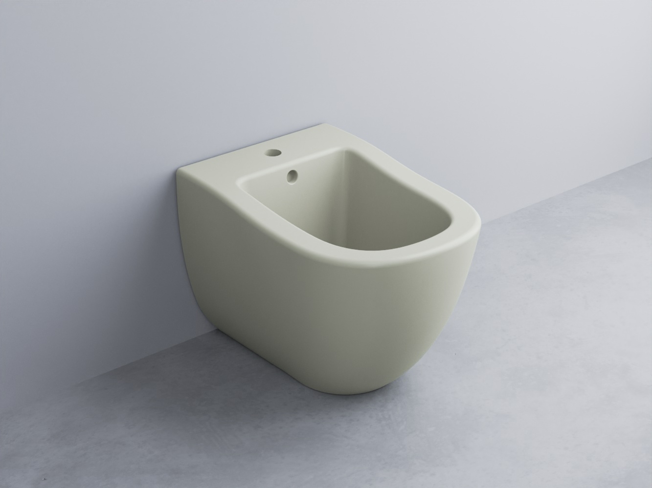 FLBI-PM Биде напольное с одним отверстием под смеситель cielo Fluid Ceramica Cielo