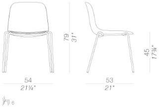 Lapalma Стул полипропиленовый Seela sun-id-1367807 - Вид №6