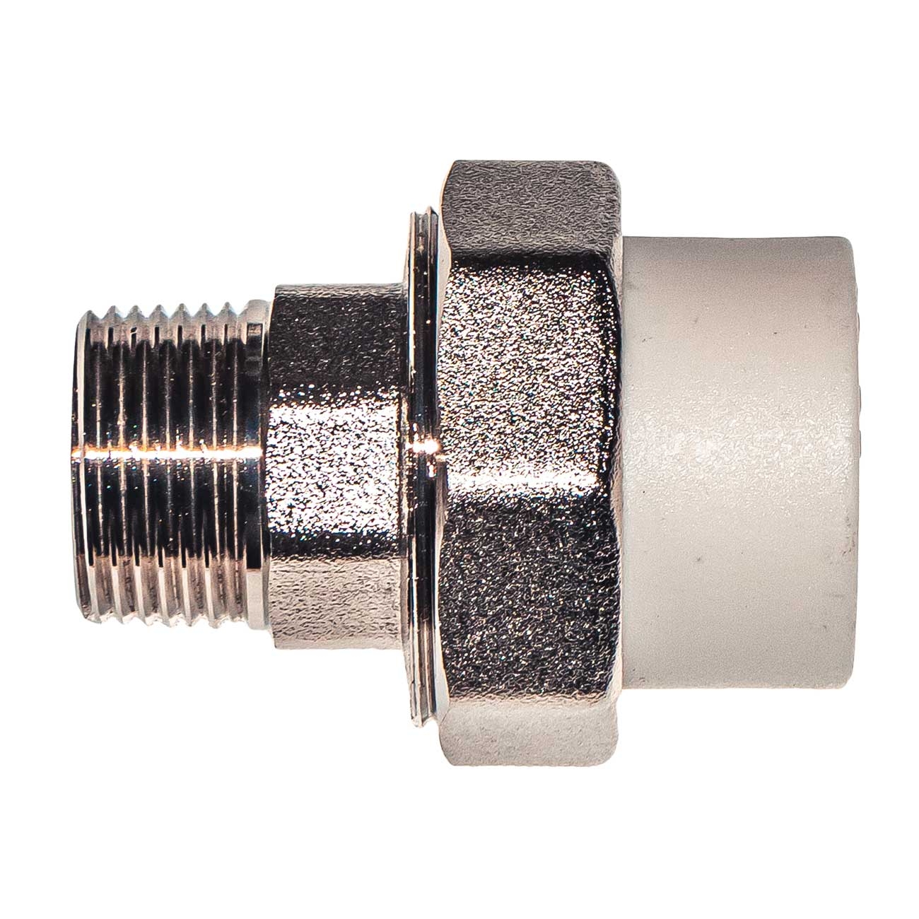 290511 Фитинг переходной с внешней резьбы 1/2" на 20мм PPR LAB.Space  - Вид №2