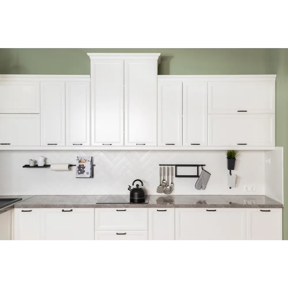 Фасад-витрина кухонного шкафа Реш 39.7x102.1 см Delinia ID МДФ цвет белый STLM-2100924 - Вид №8