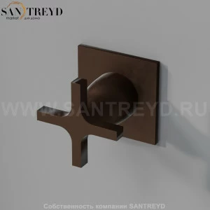 Встроенный смеситель с регулируемым расходом воды AMEM330BR MEMORY бронзовый