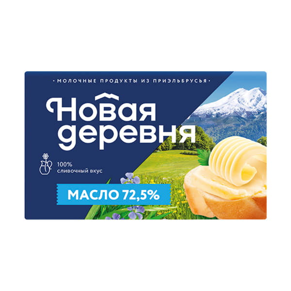 Масло Новая Деревня 72.5% 180 г БЗМЖ Santreyd 20848