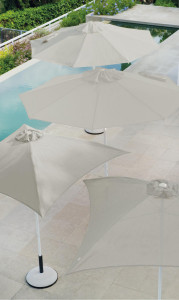 088475 Пляжный зонт Beach 200 x 200 см с квадратным основанием Point BEACH