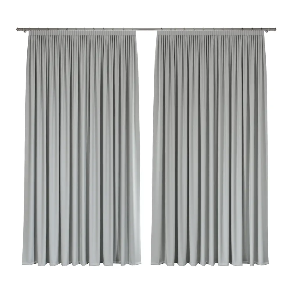 Штора Miamoza Dark блэкаут светло-серая 150x250 см на ленте 89420197 STLM-1566236 - Вид №1