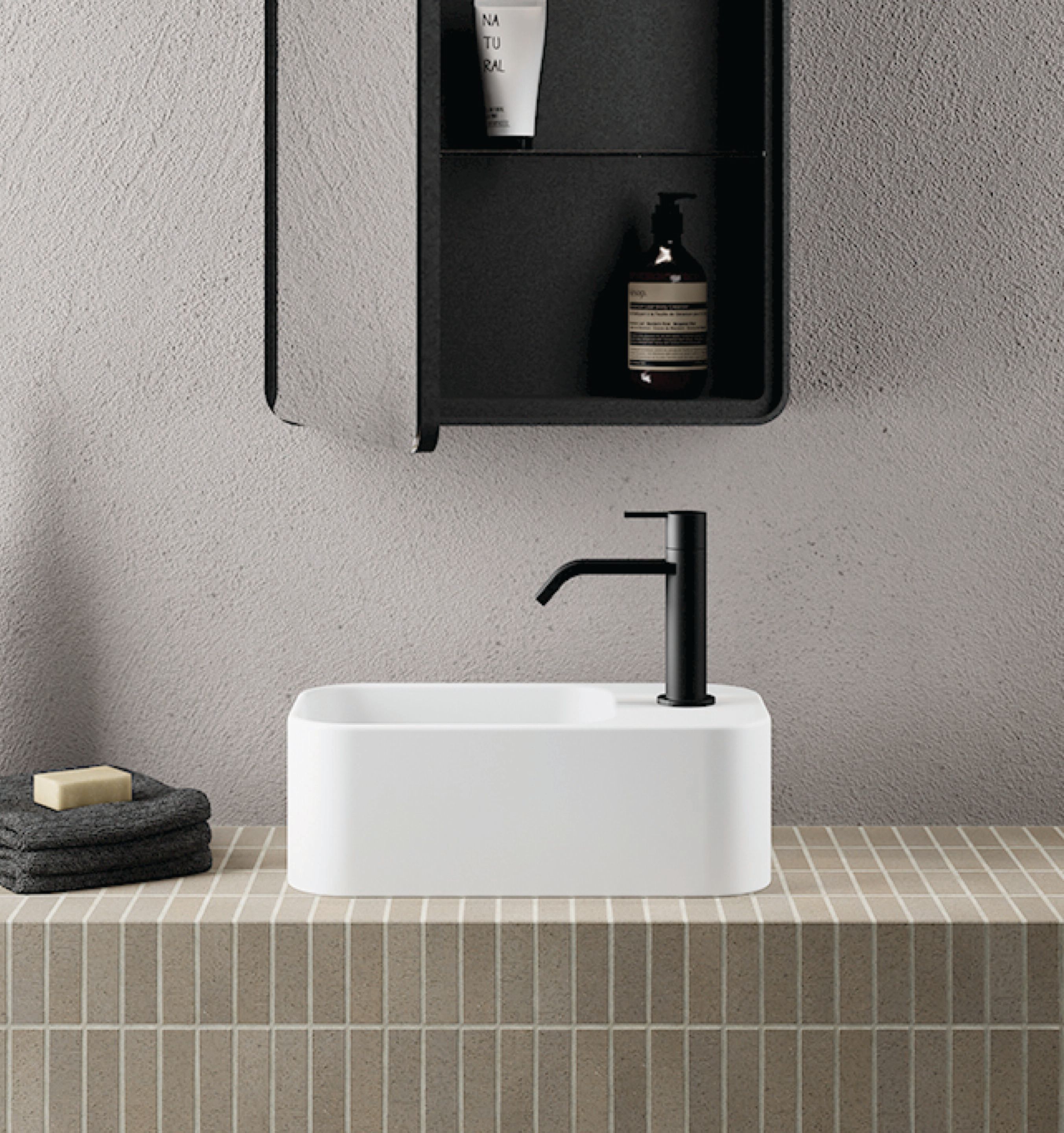 Однорычажный смеситель для раковины из нержавеющей стали Nic Made ARCH-00085200 - Вид №2