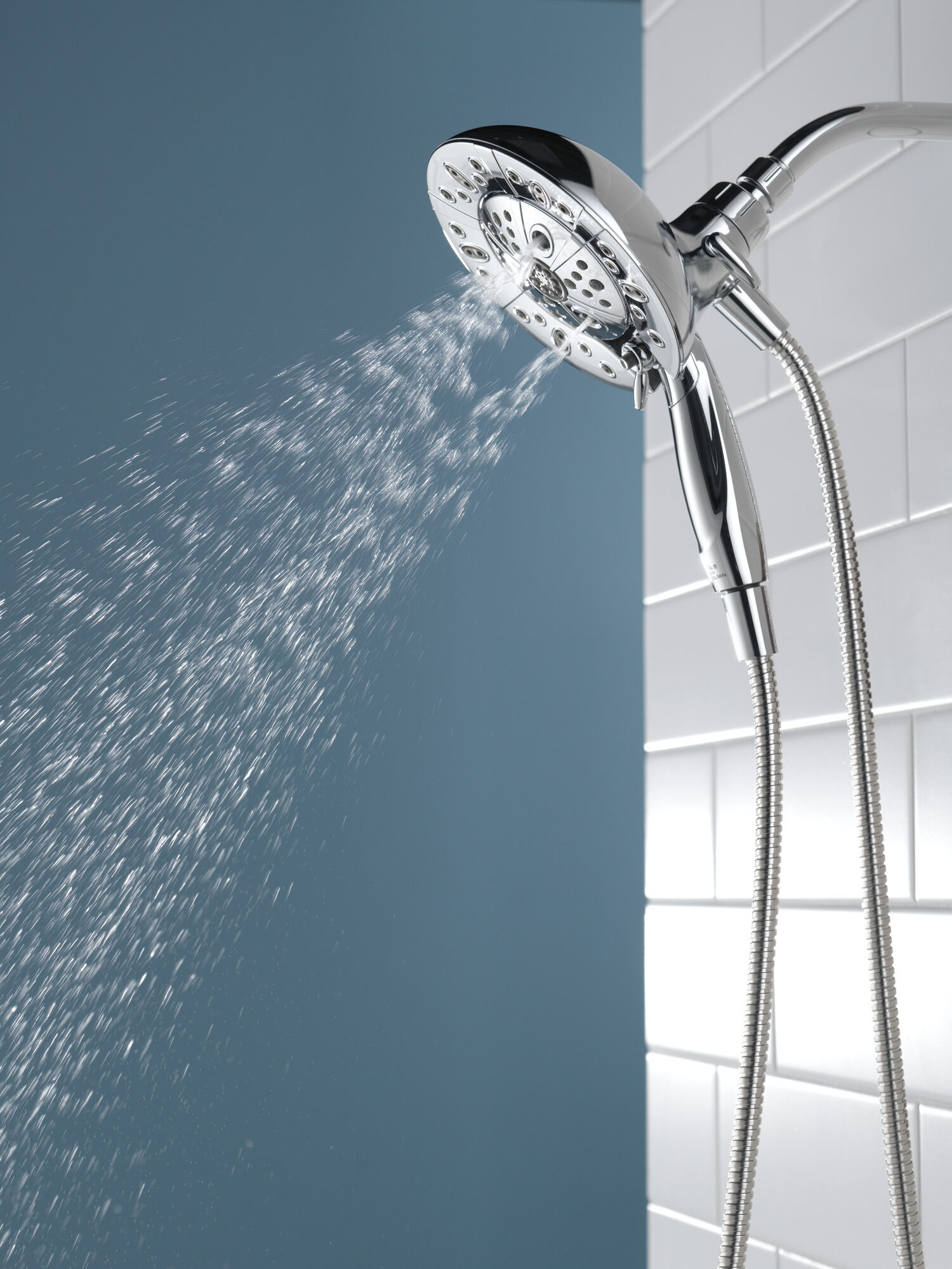 75591C H2Okinetic® In2ition® Душ два в одном с 5 настройками Delta Faucet Universal Showering Хром  - Вид №9