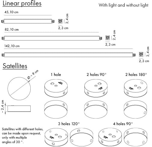 Модульная потолочная лампа AXOLIGHT Poses ARCH-00131400 - Вид №5