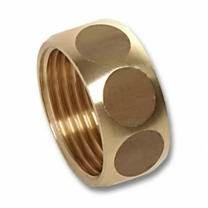 14374214 SANHA 4374 резьбовое соединение, гайка, латунь 21/4 SW72-8kt.H24,5xBo59,0 мм