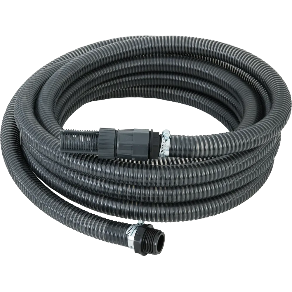 Шланг напорно-всасывающий с клапаном, 25 мм, 7 м, ПВХ, цвет чёрный BOUTTE STLM-2074210