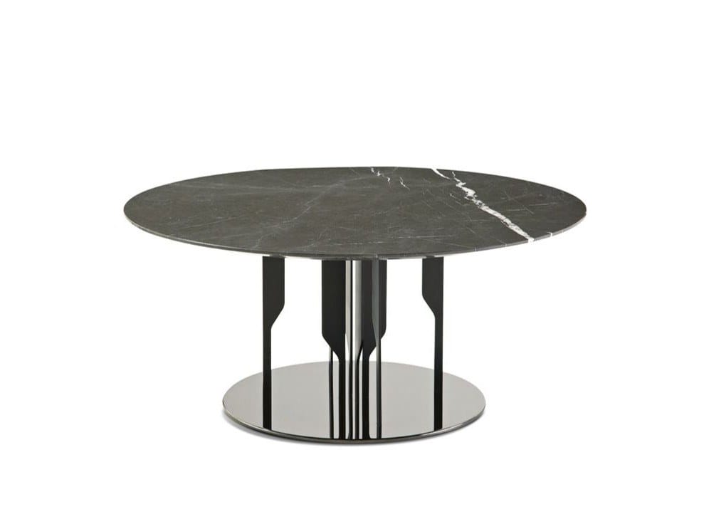 Круглый мраморный журнальный столик ROCHE BOBOIS IVRESSE ARCH-00137450 - Вид №4