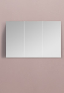 1580240 Go Mirror Cabinet 1000 Белый Hafa  Белый