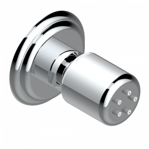 A2E-290/B Форсунка гидромассажная встраиваемая в стену 1/2" с защитой от жёсткой воды Thg-paris Venice Матовый никель