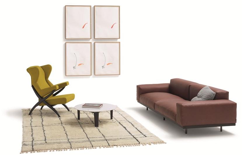 arflex Мягкий 4-х местный кожаный диван Naviglio sun-id-1439559 - Вид №4