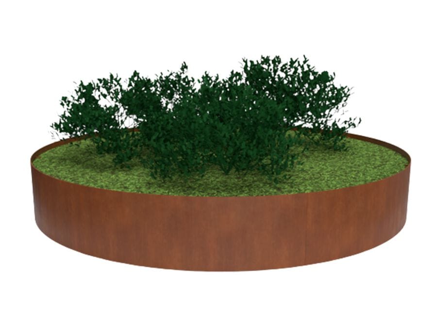 Стальная и бетонная скамейка со встроенной плантатором Urbencéa ILLA ARCH-00077835