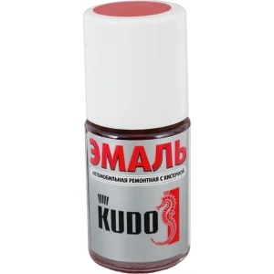 Эмаль автомобильная Kudo с кисточкой цвет рубин 15Мл