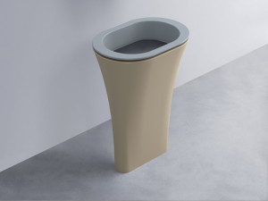 AMLA65-BR+AMPILO-BA+AMCOLO-AV Раковина Amedeo Ovale отдельностоящая cielo Enjoy + Amedeo