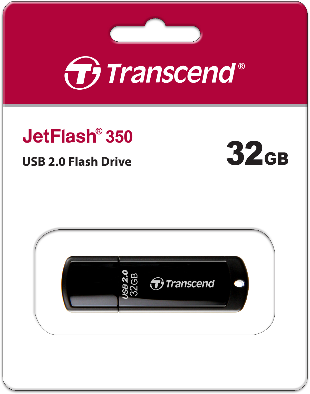 TS32GJF350 32gb jetflash 350 (black) usb 2.0 Transcend Santreyd  - Вид №3